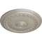 Ekena Millwork Brunswick Ceiling Medallion (Fits Canopies up to 4 1/2"), Hand-Painted Pearl White, 27"OD x 2 1/2"P CM27BRPWS - alternate 2